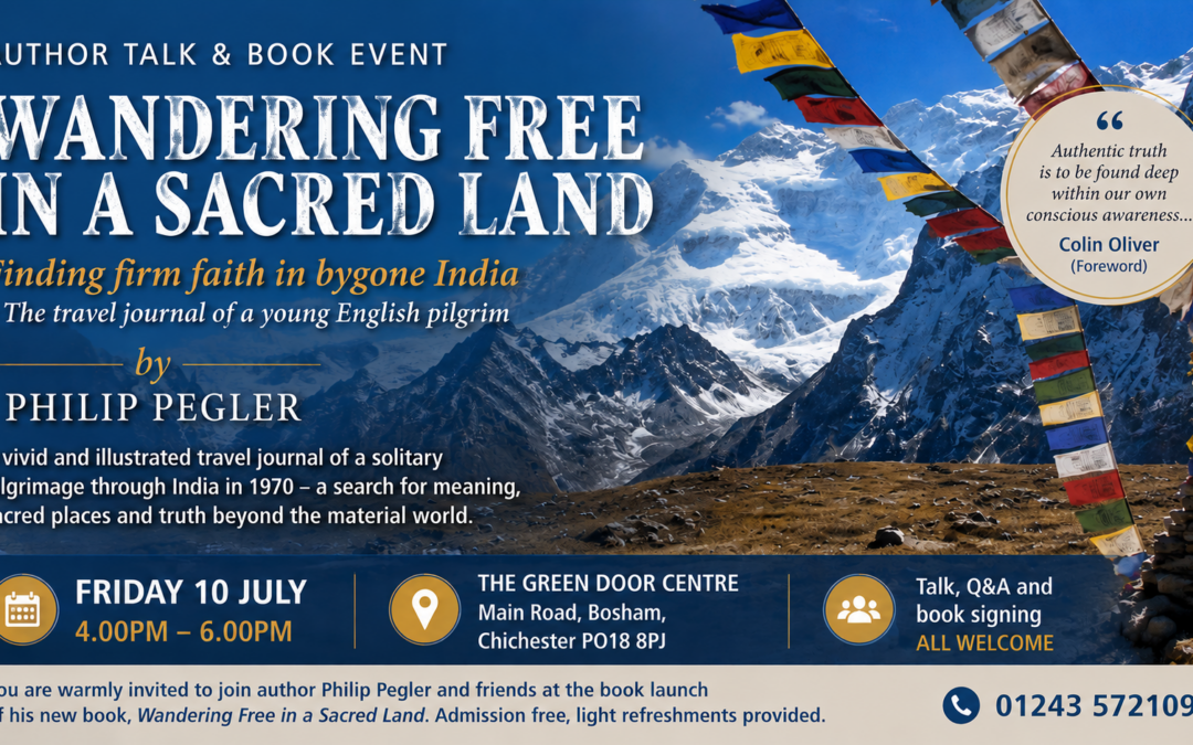 Book Launch at Green Door Centre Bosham – Friday 10th July